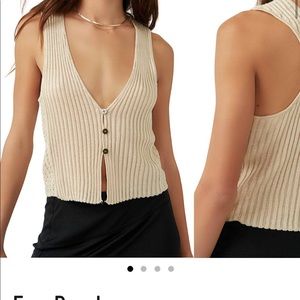 Free People Seascape Sweater Vest